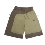 Kroen Asym Shorts Khaki Green