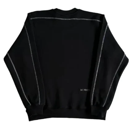 Kroen Featherlock Crew Neck Black (2)