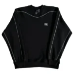 Kroen Featherlock Crew Neck Black (3)