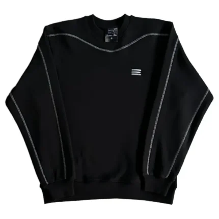 Kroen Featherlock Crew Neck Black (3)