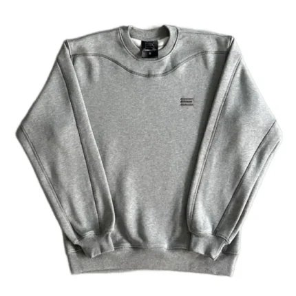 Kroen Featherlock Crew Neck Grey (4)